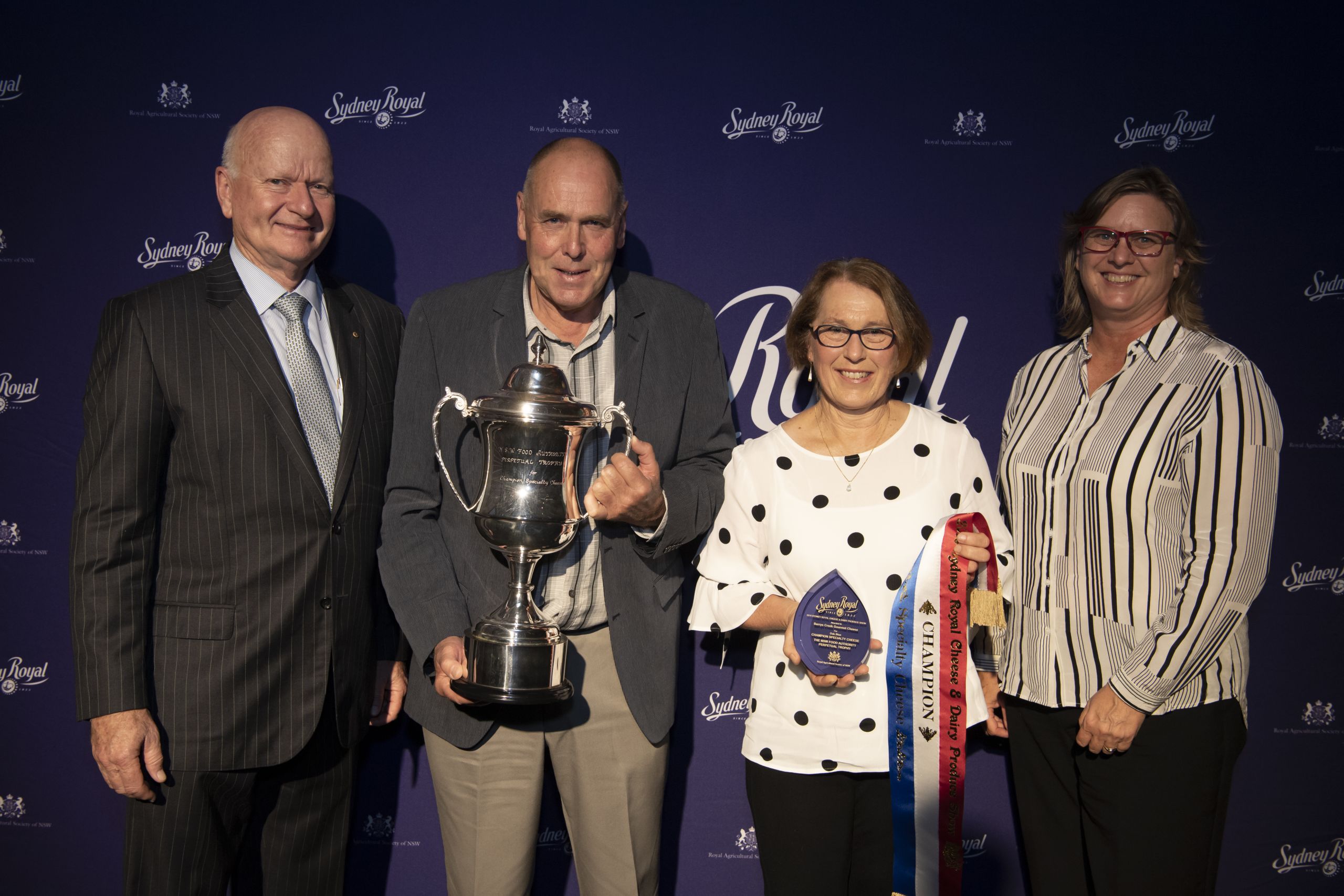 Image of Champion Specialty Cheese award presentation
