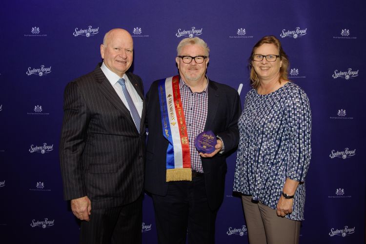 Robert Ryan OAM, President, Royal Agricultural Society, Paul McMillan, Barossa Fine Foods and Lisa Szabo, CEO NSW Food Authority