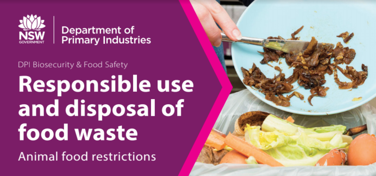 image of 'responsible use and disposal of food waste' banner