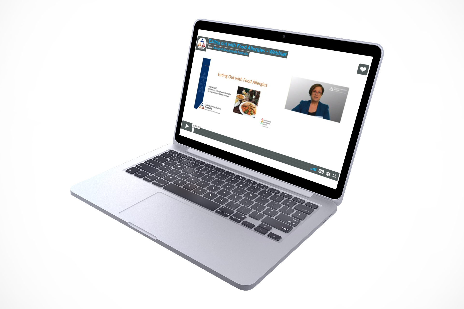 Screen capture of webinar