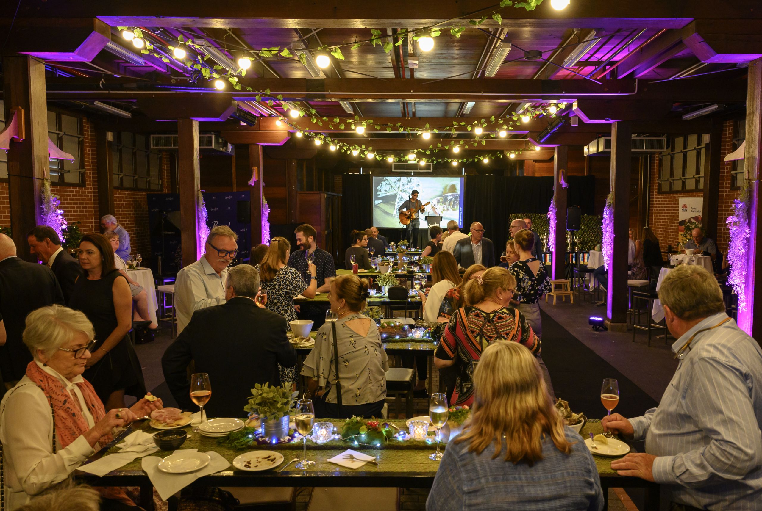 Background image of awards night