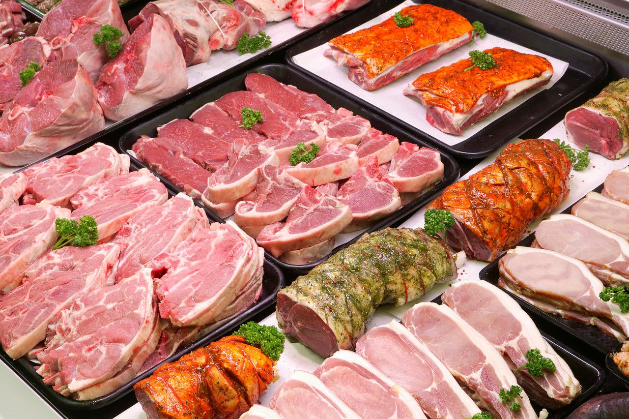 Background image of meat