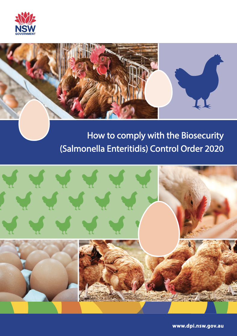 How to comply with the Biosecurity (Salmonella Enteritidis) Control Order 2020.