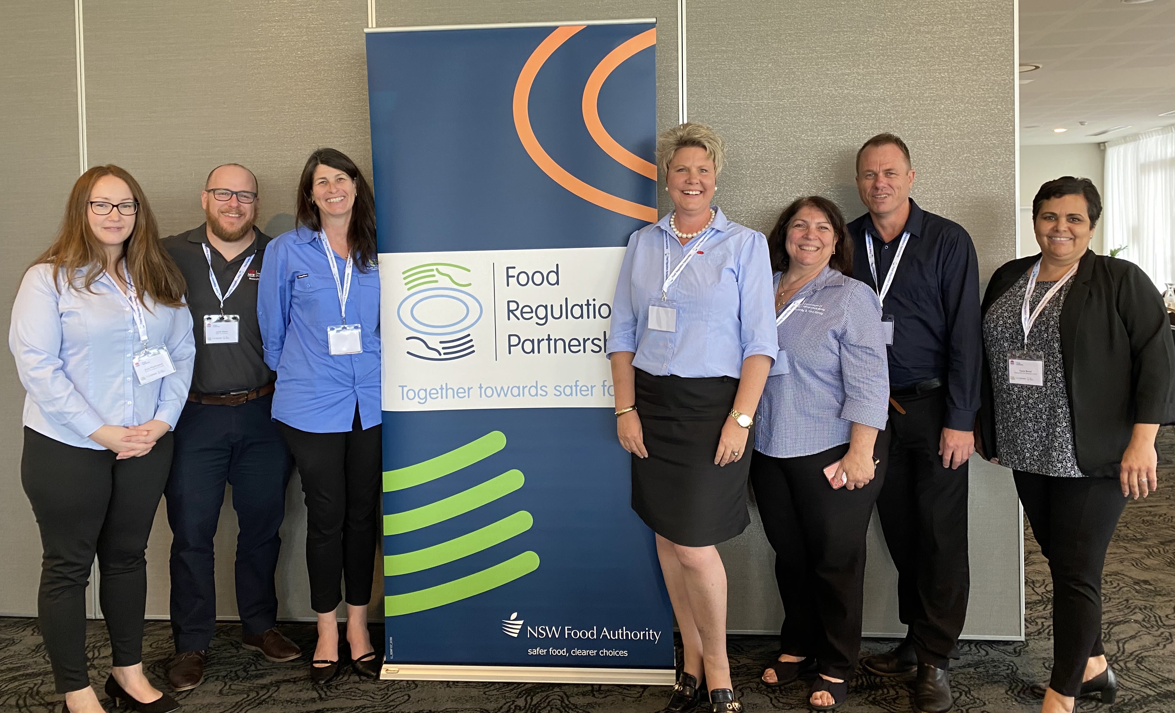 The team from Port Stephens Council and the Local Government Unit.