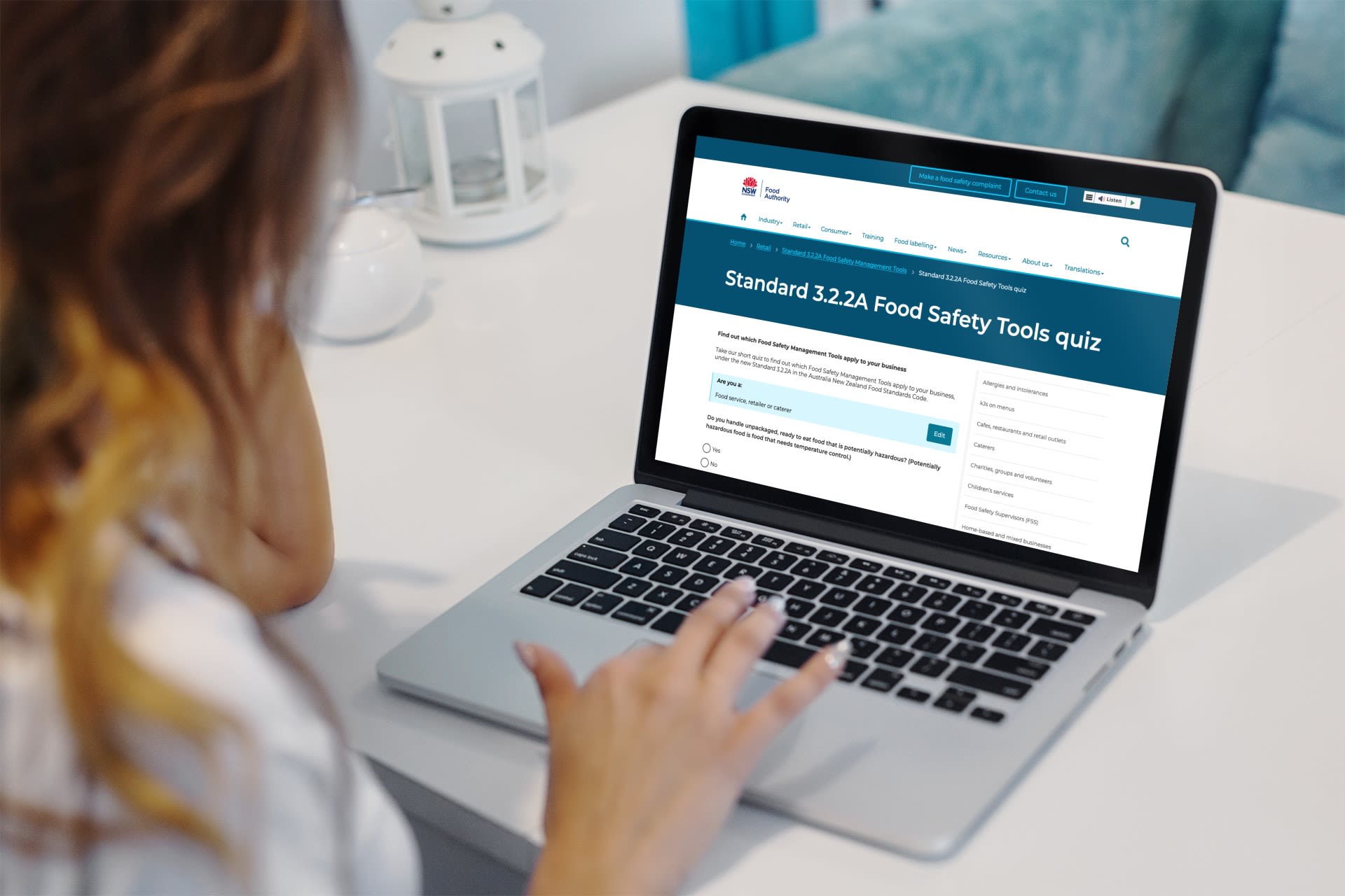 Take our short quiz to find out which Food Safety Management Tools apply to your business, under the new Standard 3.2.2A in the Australia New Zealand Food Standards Code.