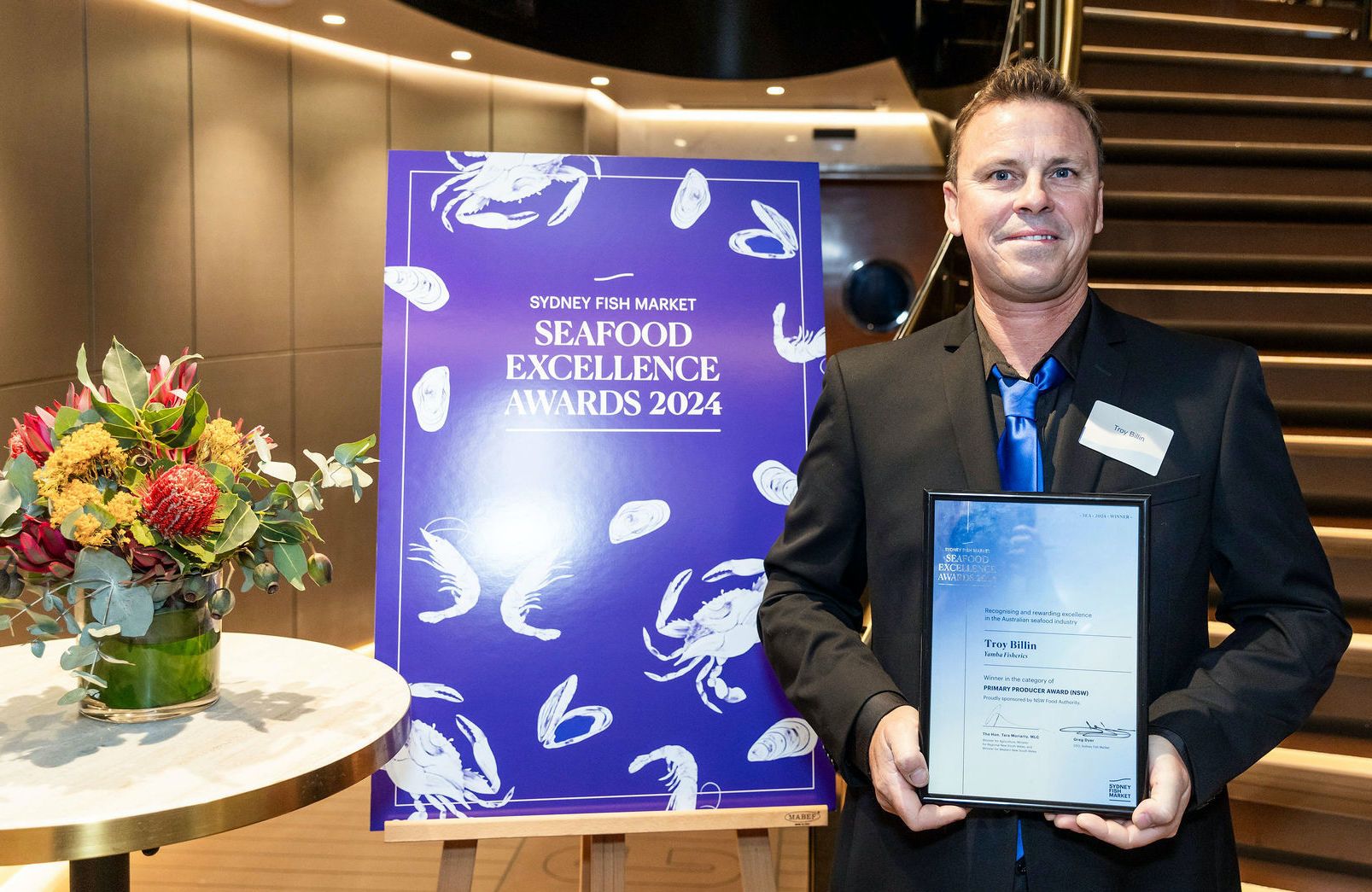Primary Producer Award (NSW) winner Troy Billin of Yamba Fisheries