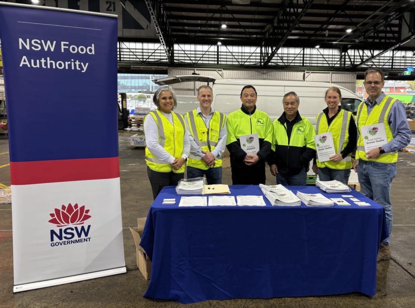 Farzana Adams (FPSC-ANZ CEO), David Cusack, Jason, Billy, Miram East, Craig Shadbolt